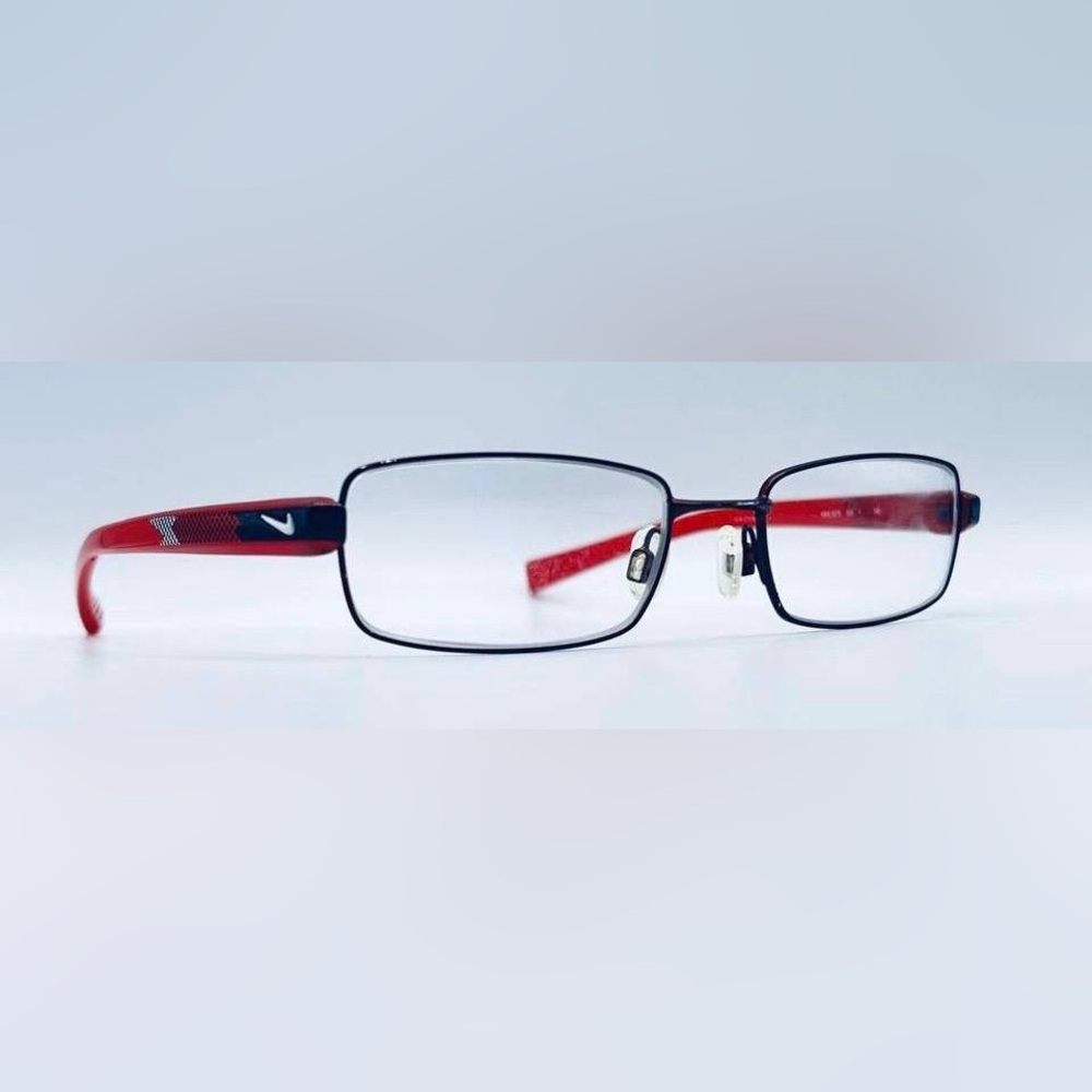 Nike 8079 Red Burgundy Rectangular Sunglasses Frames Only